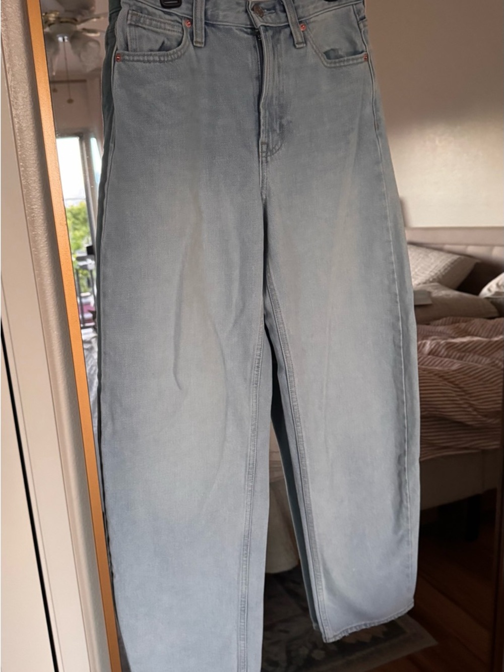 GAP Light Blue barrel leg high waist Jeans